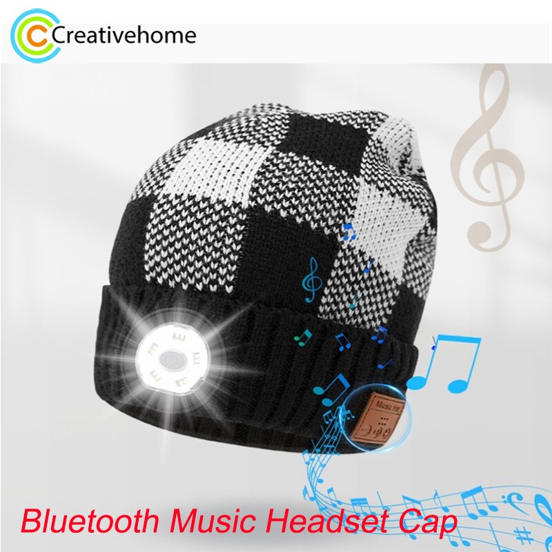 M3- bl bluetooth-led-musik-headset-hut damen warme nachtbeleuchtung hut