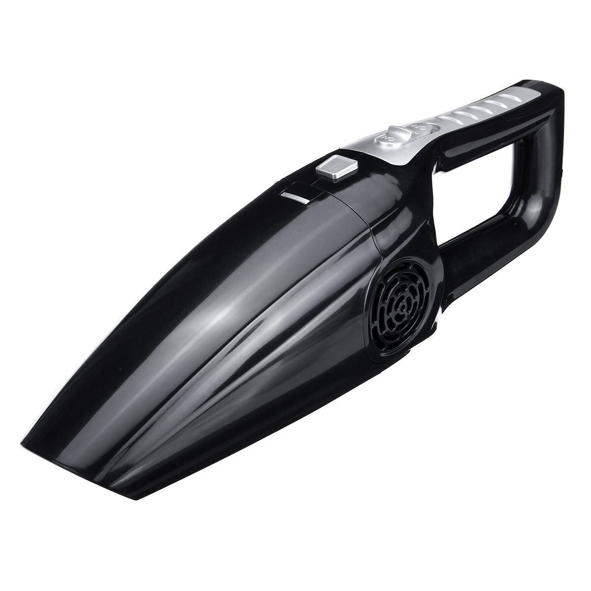 Aspiradora de polvo ciclónico de Casa de coche portátil de Audew 120W 12V de mano de uso húmedo de polvo de doble filtración desmontable: Black