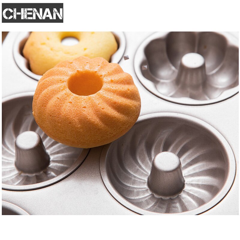 L Maat 12Cups Cake Modle 12 Gaten Metalen Cakevorm Muffin Plaat Brood Mousse Toast Pan Chocolade Zeep Bakken gereedschap
