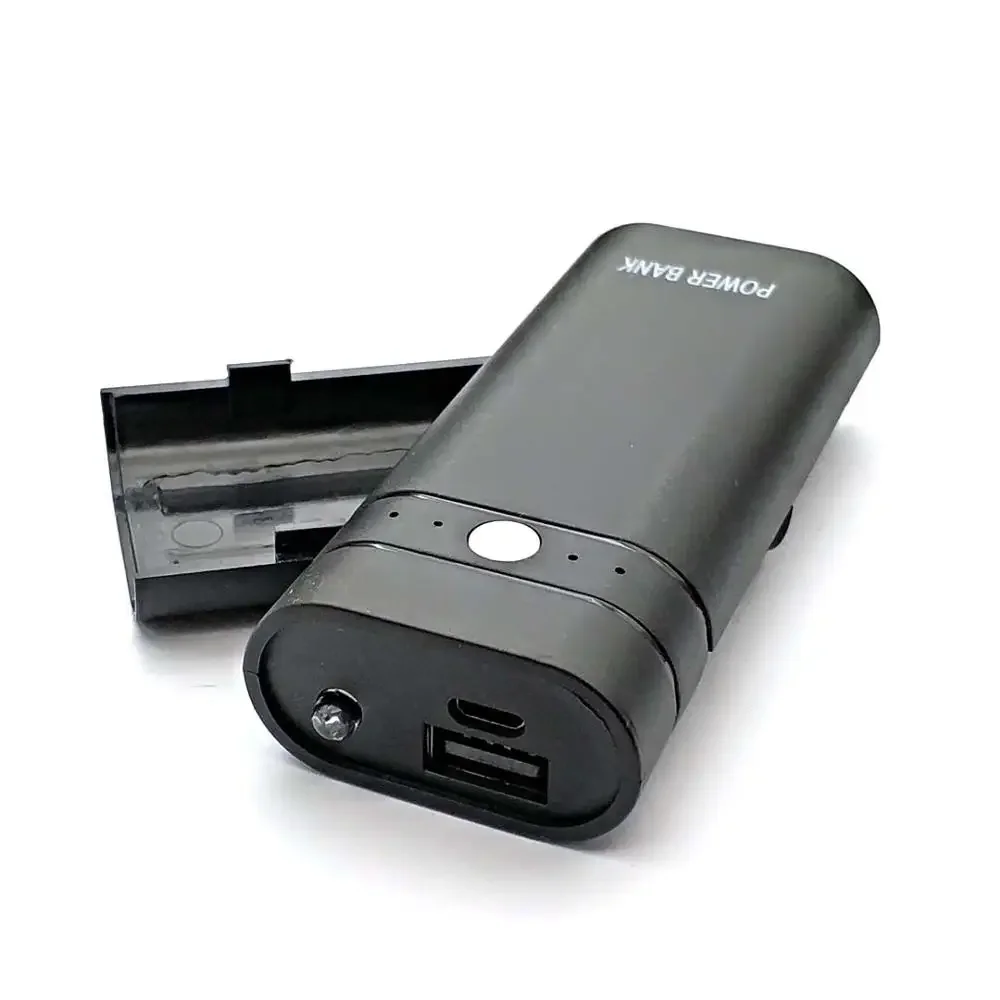 5600mAh 5V USB DIY Powerbank Case Portable External 2X18650 Battery Storage Box Power Bank Case Box Shell for Mobile Phones