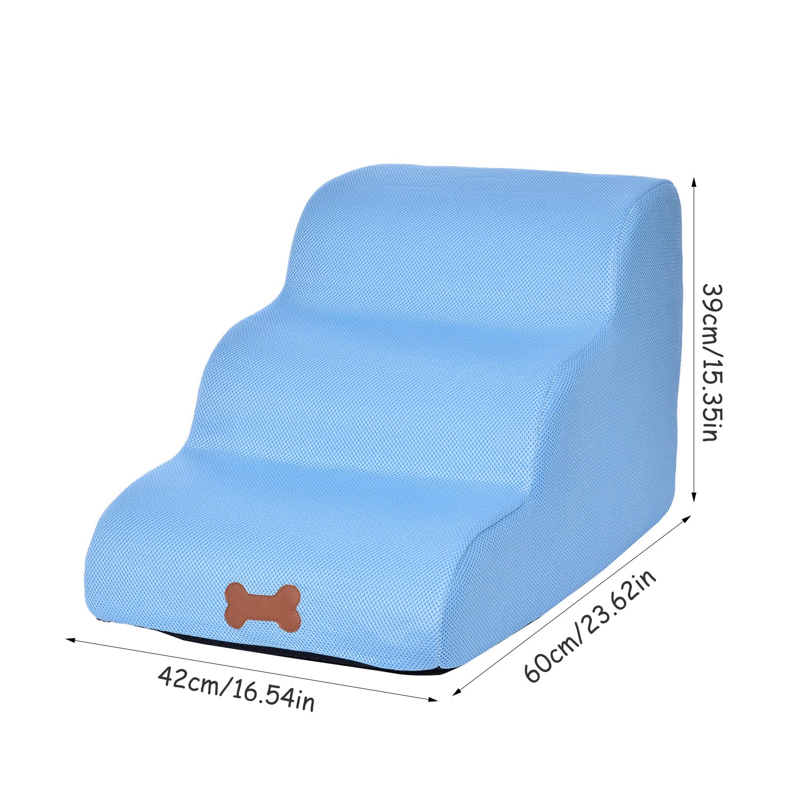 Dog Stairs Pet 3 Steps Stairs For Small Dog Cat Dog House Pet Ramp Ladder Anti-slip Removable Dogs Bed Stairs Pet There