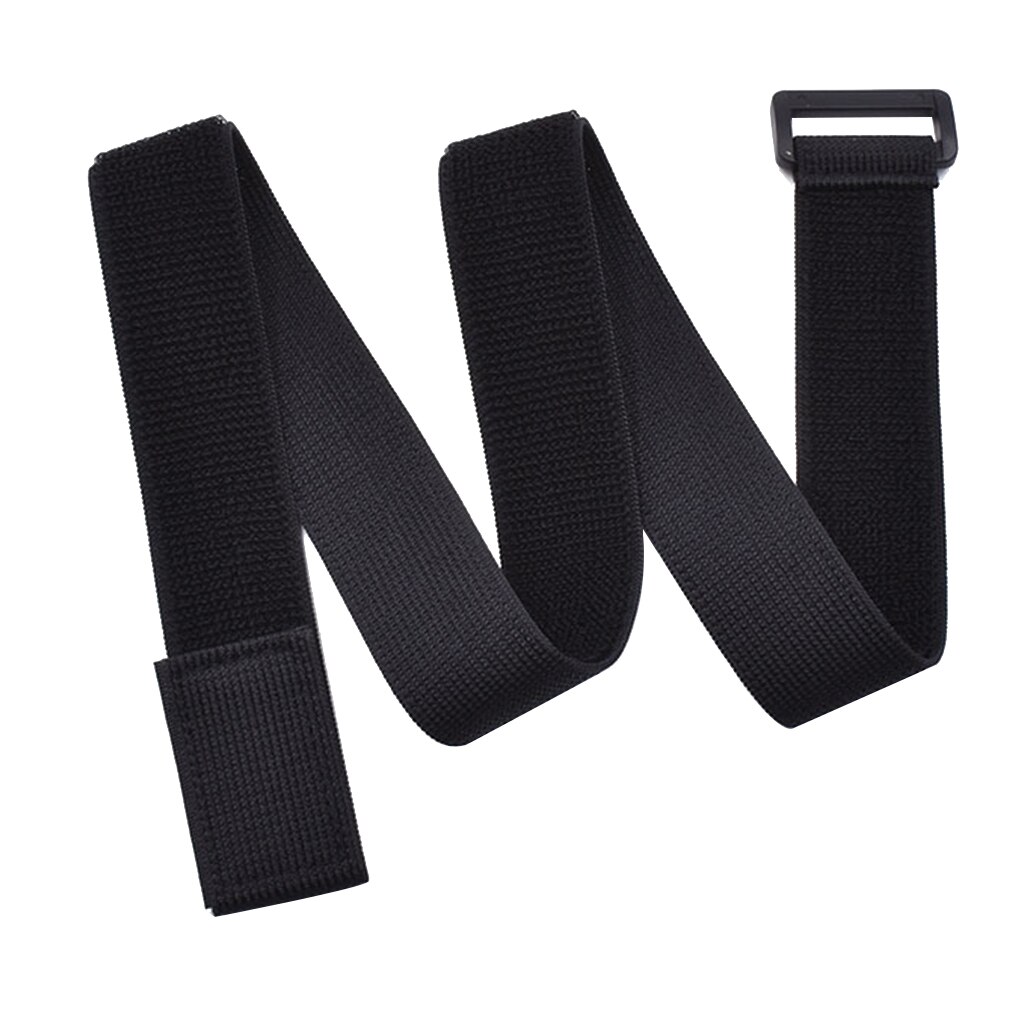 Reusable Magic Adhensive Tape Adjustable Hook Loop Wire Cable Straps Black: 2x60cm