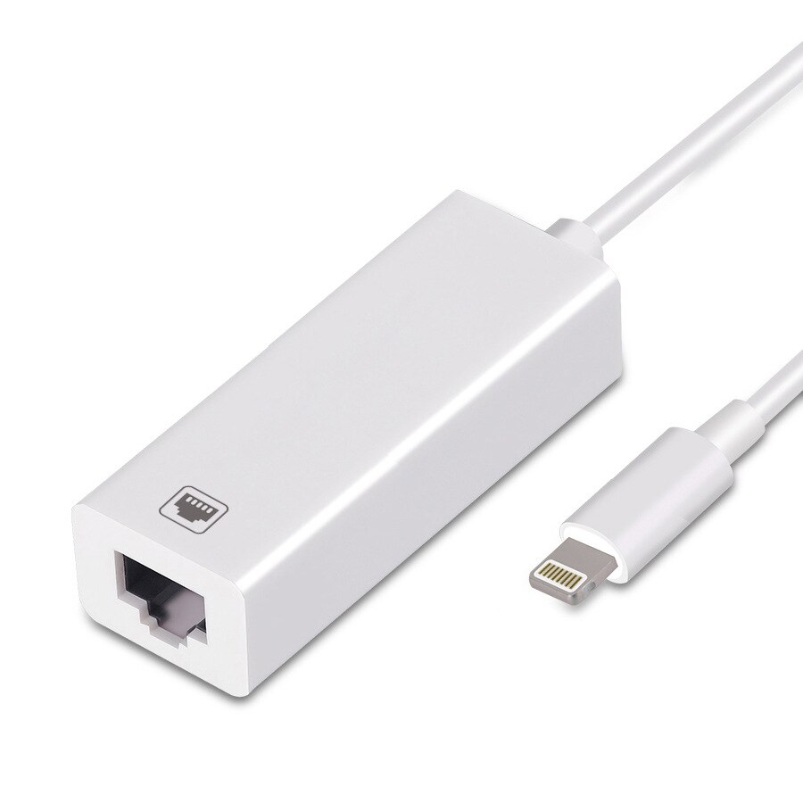 RJ45 Ethernet ightning per wired 100M scheda di rete è adatto per iPhone/iPad fulmine a adattatore di scheda di rete