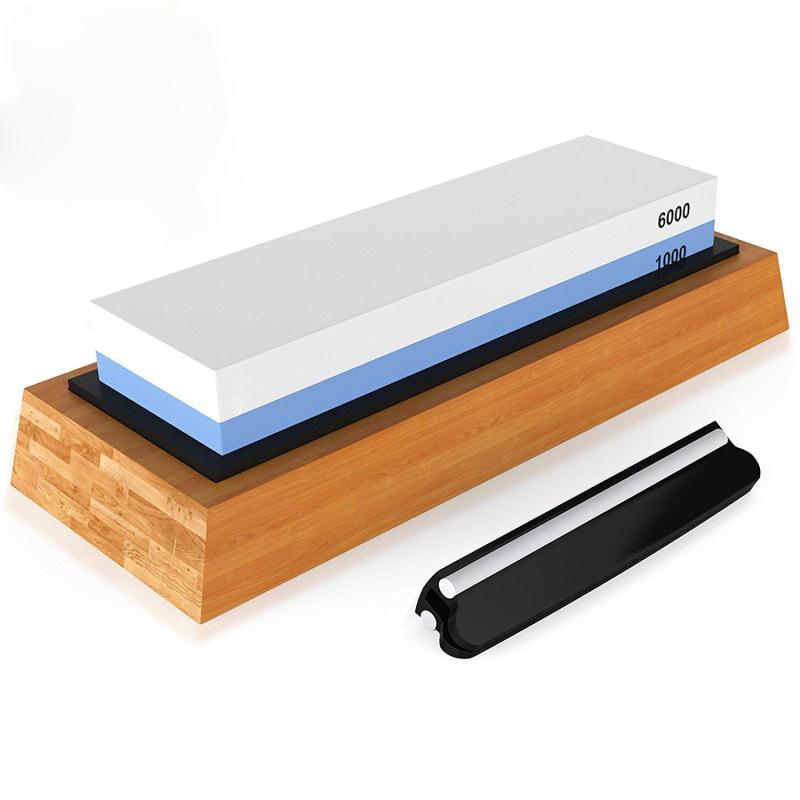 Pro 1000 3000 6000 800 Grit herramienta de cocina afilador de cuchillos piedra de afilar piedras de afilar Sistema de piedra de agua pulido de piedra: 1000-6000 Grit Set