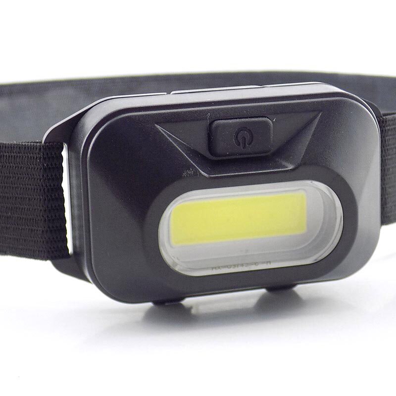 Mini COB LED faro hoofdlampara faro linterna frontal para Camping al aire libre pesca cabeza lámpara linterna AAA