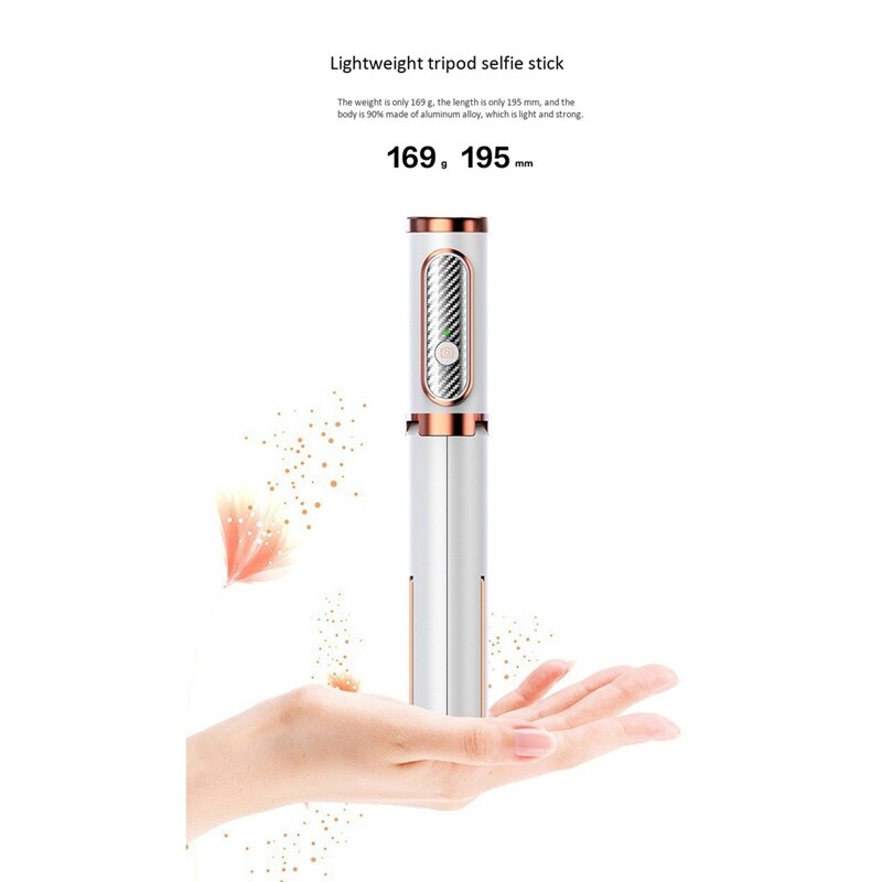 3-in-1 Wireless Bluetooth Selfie Stick Gimbal Stabilizer with Remote for iPhone Android