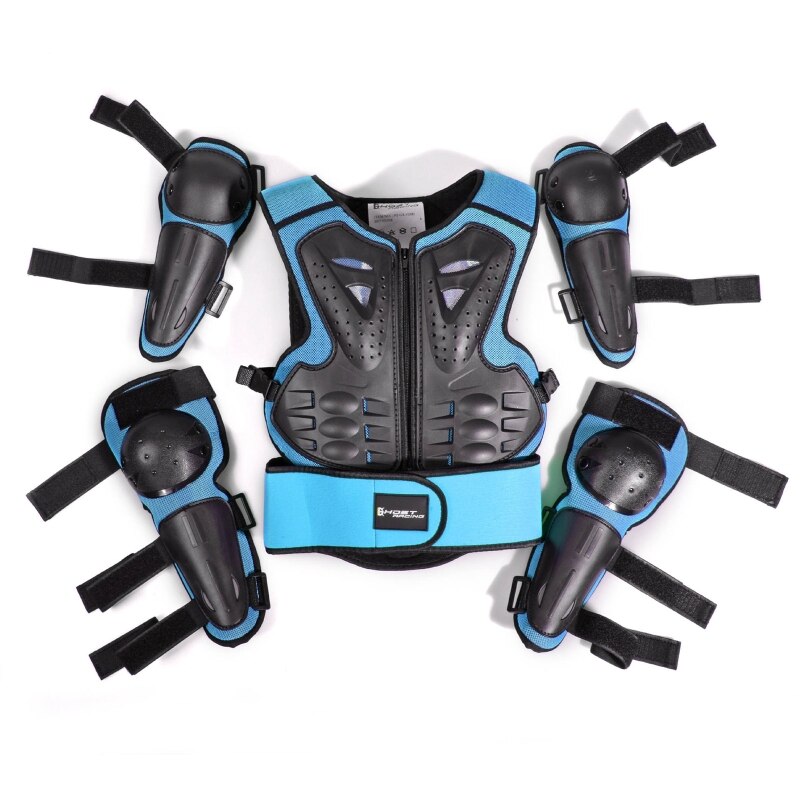 Kids Full Body Armor Beschermende Kleding Elleboog Knie Bescherming Pads Voor Motorcross: 2