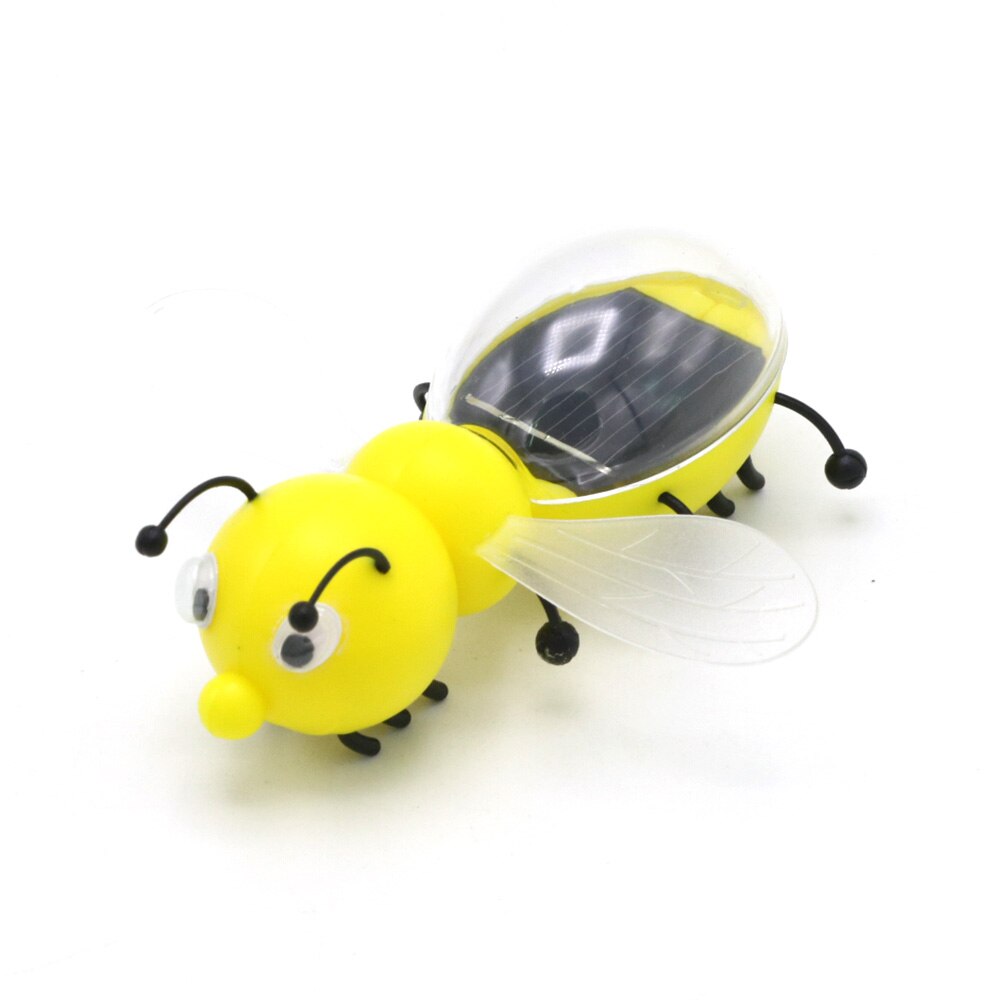 Solare Formica insetto Bambini Scarafaggio Giocattoli Magia Solar Powered Formica Insetto Gioco Imparare Educational Solar Giocattoli Della Novità per il Regalo Dei Bambini: Little bee