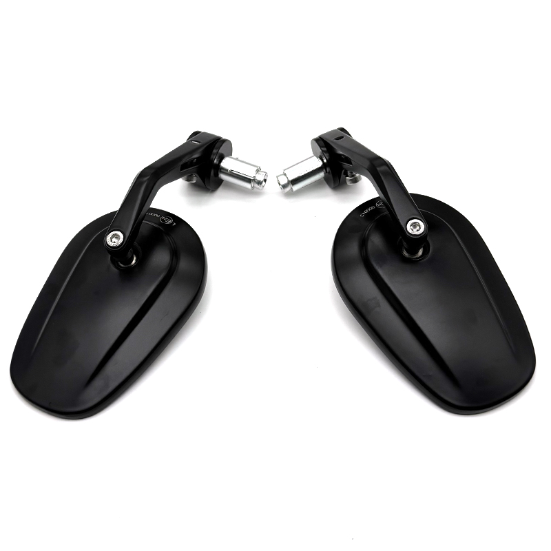 Retro Zwarte Motorfiets 22mm 7/8 "Achteruitkijkspiegels Voor Cafe Racer Moto Zijaanzicht Spiegels Motor Scooters Achteruitkijkspiegel