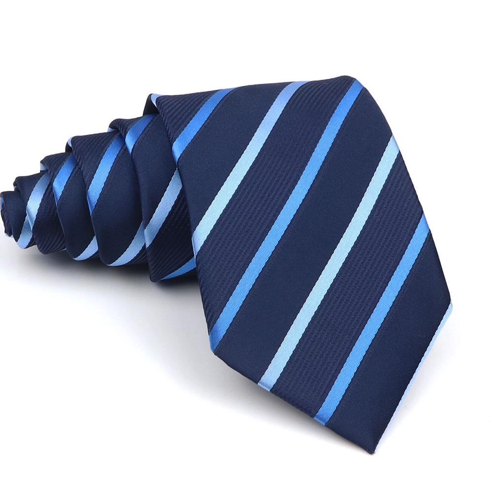 Nouvelle cravate rayée hommes 8cm cravates affaires nouvel an classique cravate accessoires de bureau hommes Costume usage quotidien fête de mariage