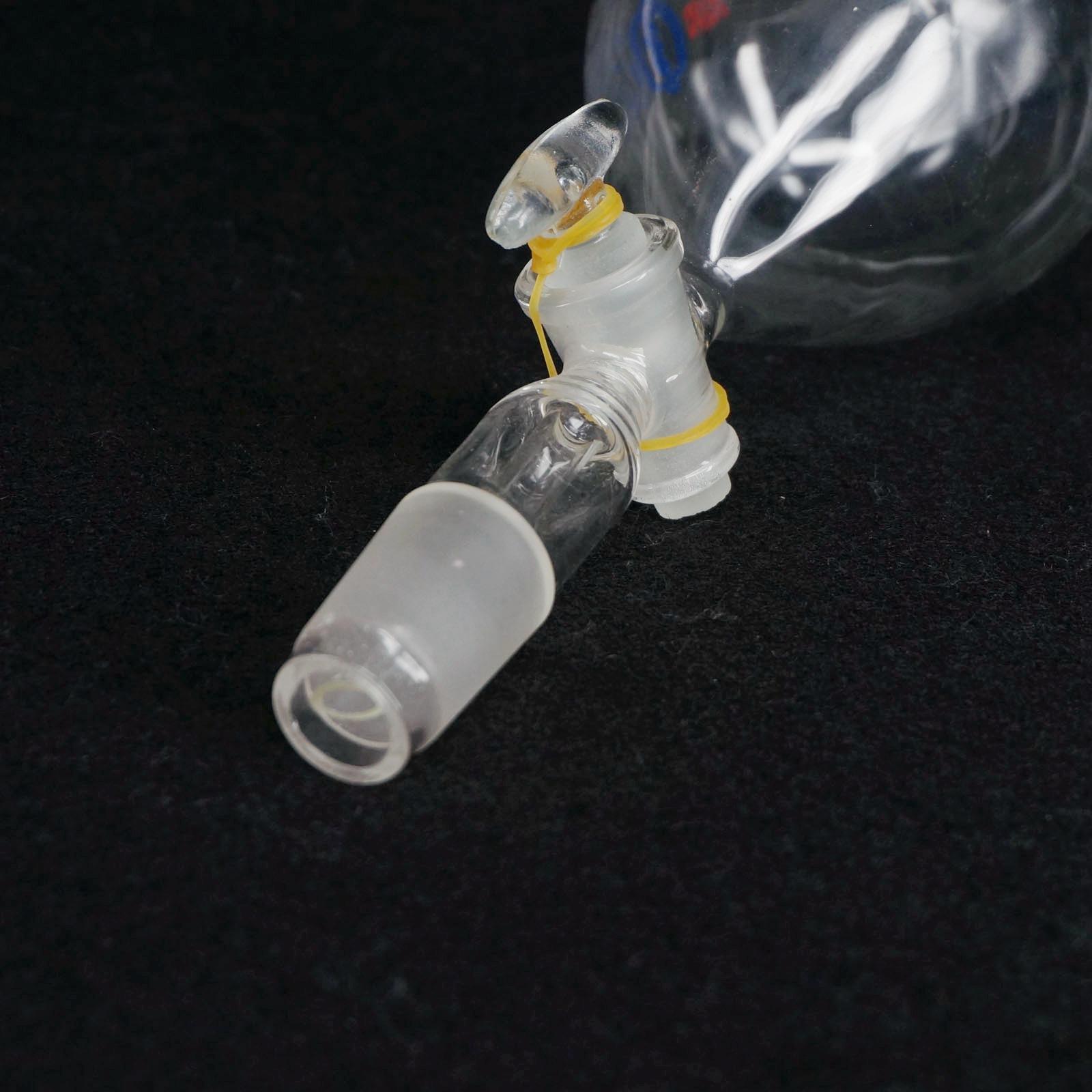 250ml 19/26 24/29 29/32 Ground Joint Ball Shaped Lab Separatory Funnel With Glass Stopcock