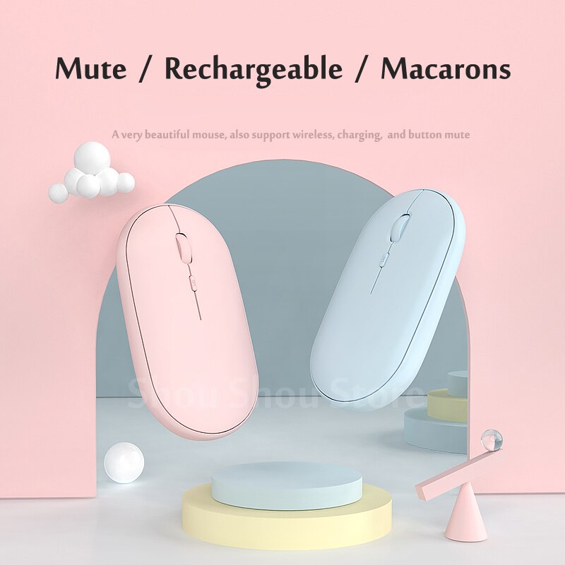 Ratón recargable Bluetooth para Apple Macbook air, Xiaomi Macbook Pro, Huawei Matebook, portátil, Notebook