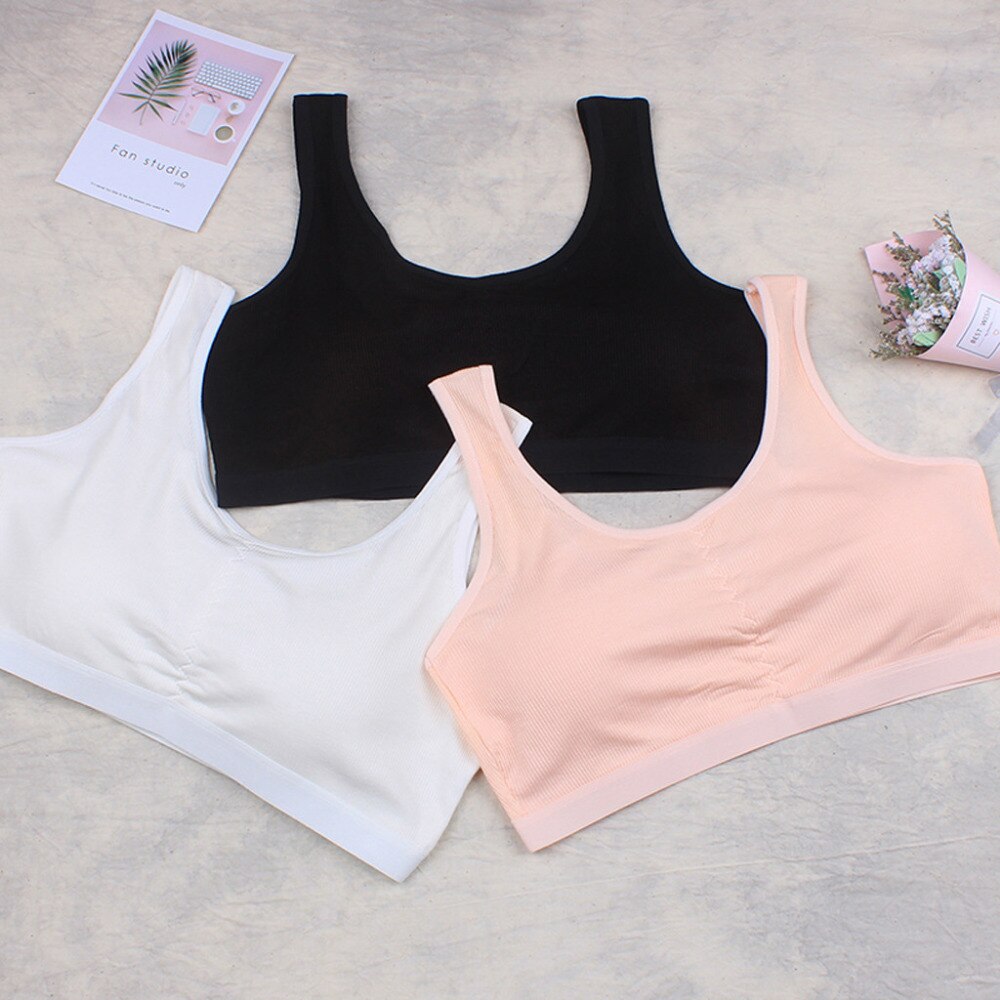 Kids Girls Underwear Bra Vest Children Underclothes Sport Undies Clothes Kids Thin Cup Young Girl Bra N4