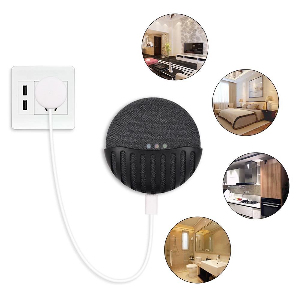Holder for Google Nest Mini Speaker Wall Mount Bracket for Google Nest Mini Wall Hanger Organizer Rack Speaker Accessories
