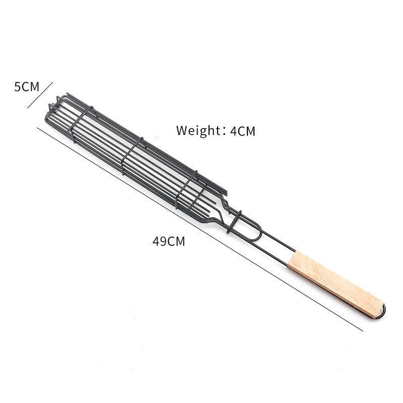 Bbq Grill Mesh Rvs Grillen Mand Herbruikbare Barbecue Mesh Draagbare Barbecue Tool Grill Netto Barbecue Clip Grill Gereedschap