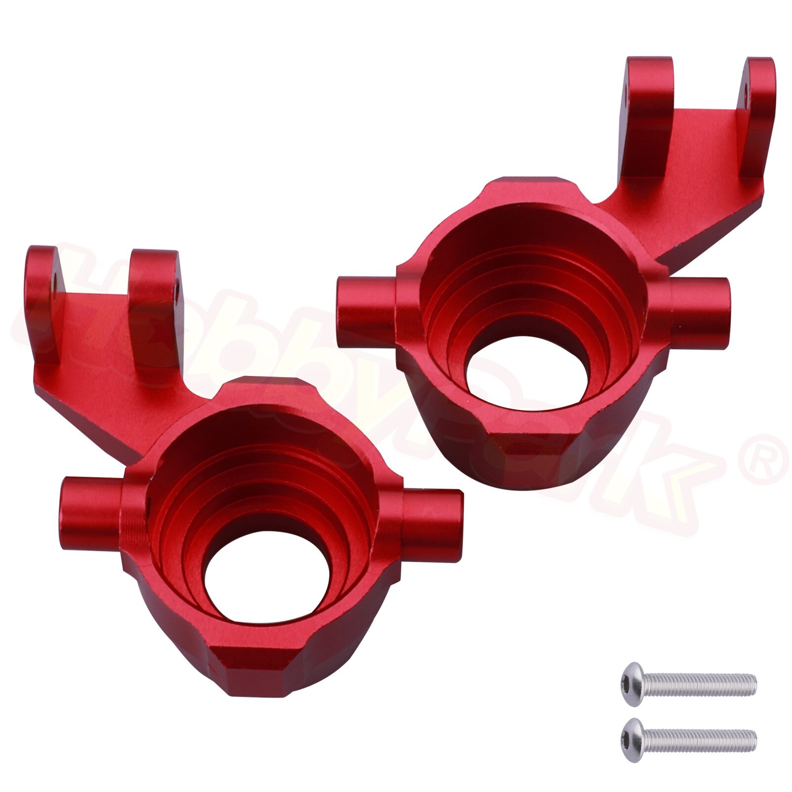 Aluminium Steering Blokken Voor Fusees (Links &amp; Rechts), vervangende Onderdelen Van 8937 Voor 1/10 Traxxas Maxx Upgrades: Red 9732