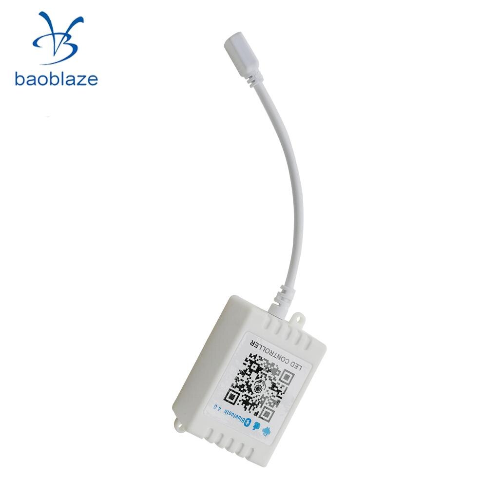 Baoblaze Phone App Controlled Mini RGB Wifi Wireless LED Controller Remote LED Dimmer for RGB LED Strip Lights Modules: White