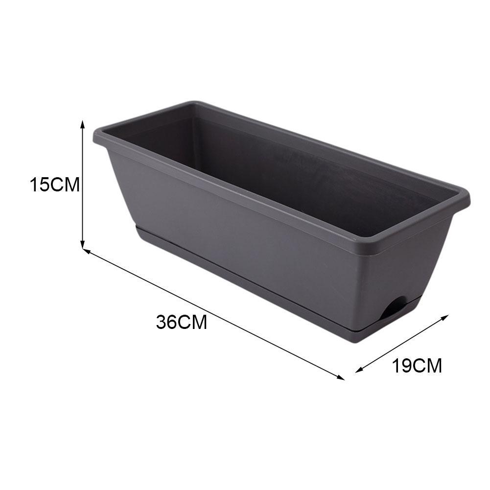 Vegetable Pot Planting Box Family Balcony Vegetable Tree Planting Flower Planting Large Pot Extra Pot Planter Plastic Outdo U9O9