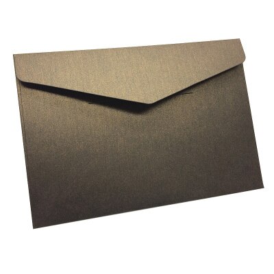 40pcs/pack Western Envelopes Vintage 250gsm Pearl Paper Business, Wedding, Party, Anniversity Envelopes 193mmX133mm: broonze 40pcs
