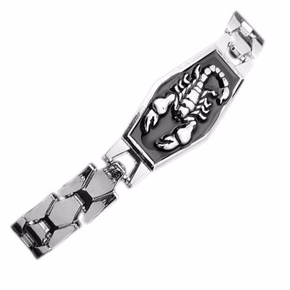 Edelstahl Armbänder Männer Skorpion Charme Armbänder Punk Mann Armbänder & Armreifen Armbinde Pulsera hombre Schmuck