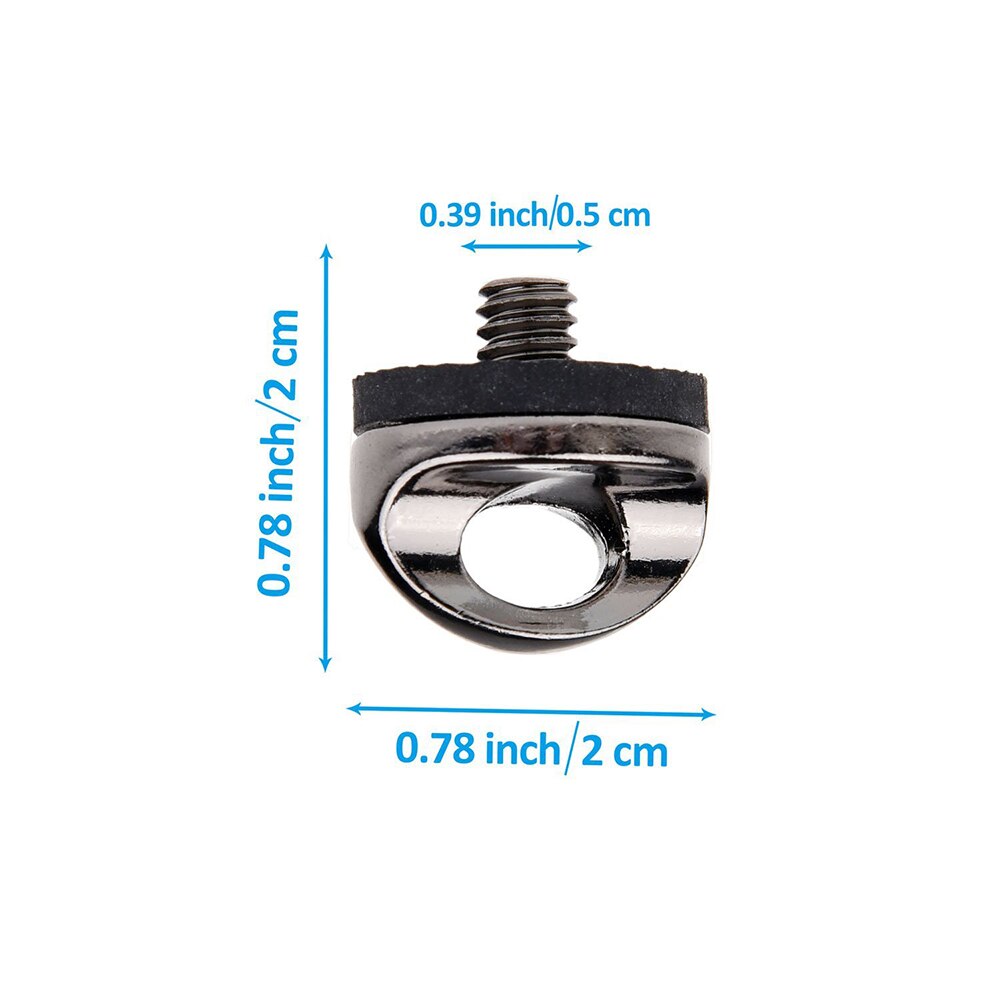 Shoulder Strap Screw 1/4" Screw Connecting Screw for Quick Release/R-Strap Neck Sling Strap for DSLR Camera/for Go Pro
