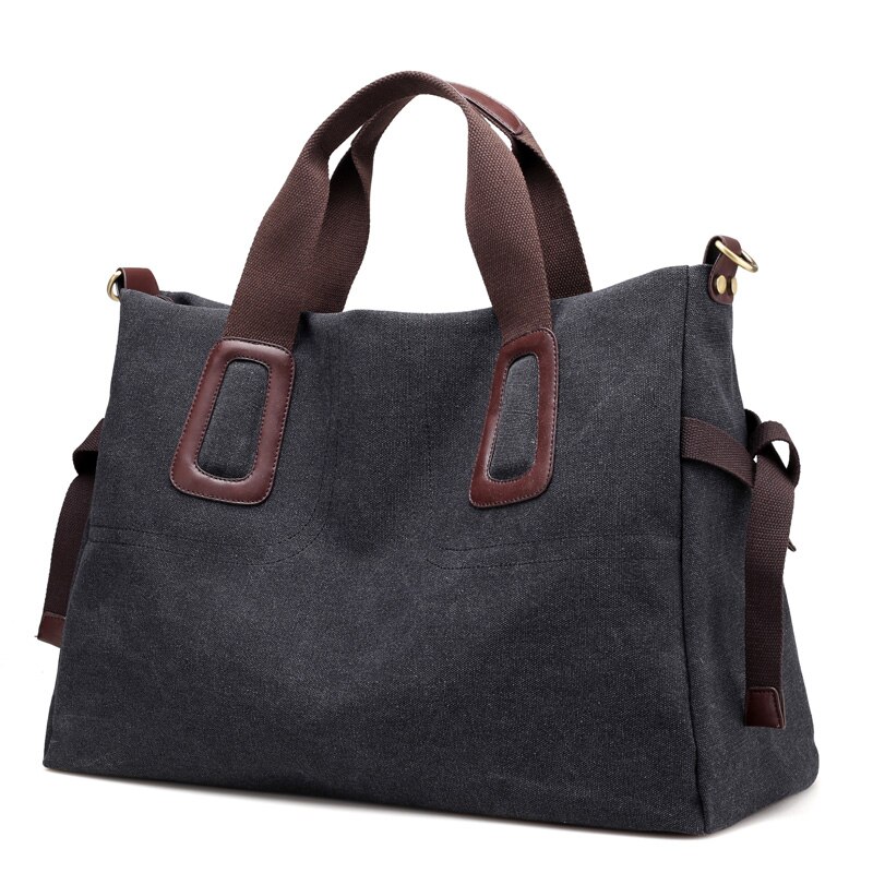 kvky, bolso de mano para mujer, bolso informal de lona, bandolera para mujer, , bolso de hombro de gran capacidad, bolso de mano para mujer, Bolsa femenina: K1320- Black