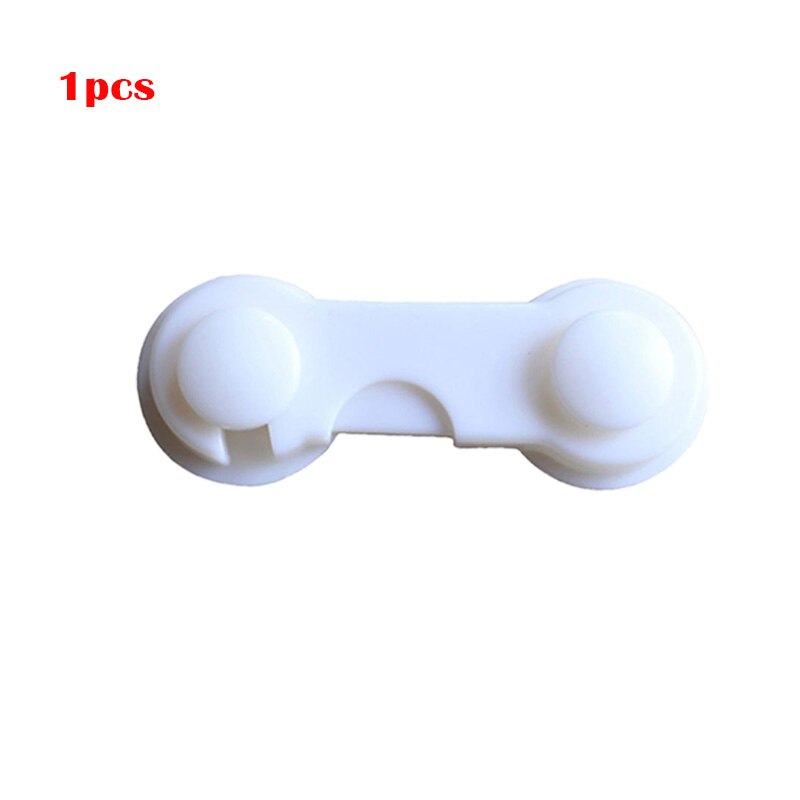 3/1pcs Children Security Protector Baby Care Multi-function Child Baby Safety Lock Cupboard Cabinet Door Drawer Safety Locks: 1 PC White