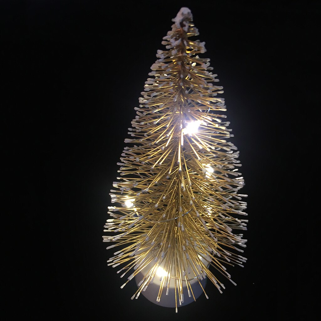 1/12 Dollhouse Miniature LED Light Christmas Tree Model Ornaments