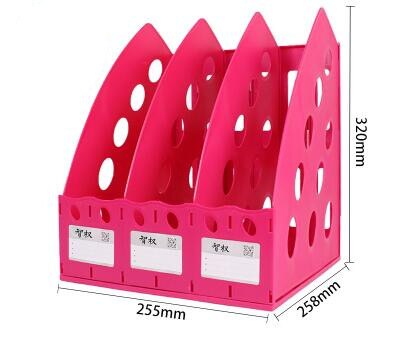 Document Stand Holder Office Desktop Plastic Tray File Holder Rack Storage Suppiles Book Magzine File Organizer Tray Rack Shelf: N