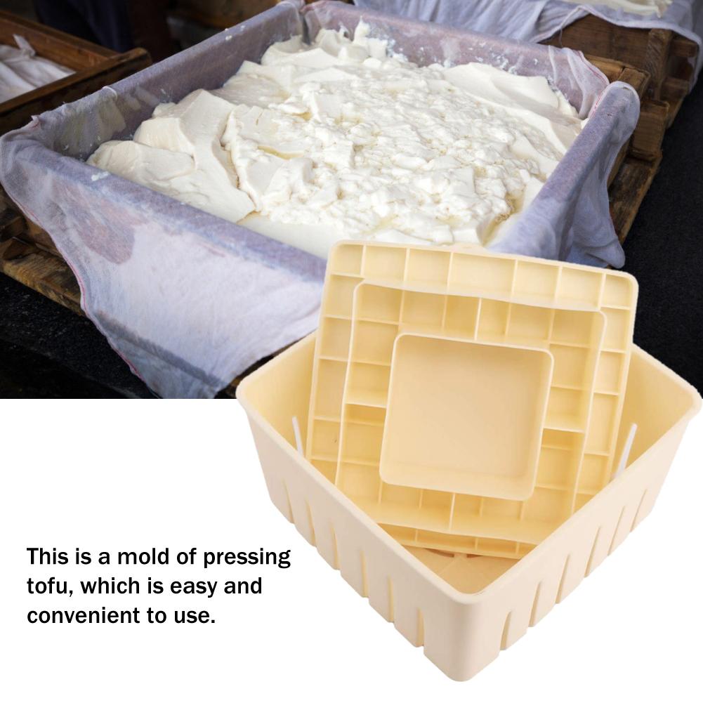 Food Grade Plastic Tofu Press Maker Mold Plastic Homemade Soybean Curd Box Tofu Pressing Mold Making Machine
