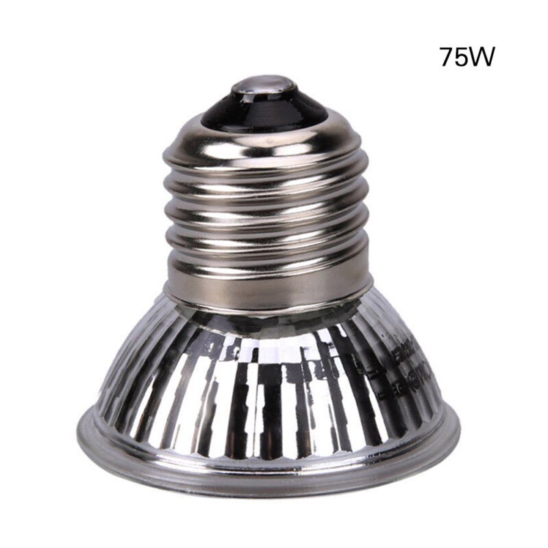Huisdier Verwarming lamp UVA UVB 220 V 25 w/50 w/75 w Volledige Spectrum Solar Licht crawler Ultraviolet Verwarming Schildpad Zon Lamp Hagedis Lamp: 75W