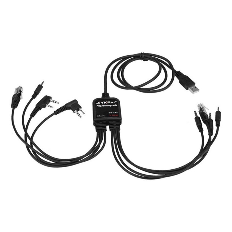 8 in 1 usb-ohjelmointikaapeli, monikäyttöinen radiopuhelin, kenwood/quansheng/hyt/motorola/yaesu/icom radio