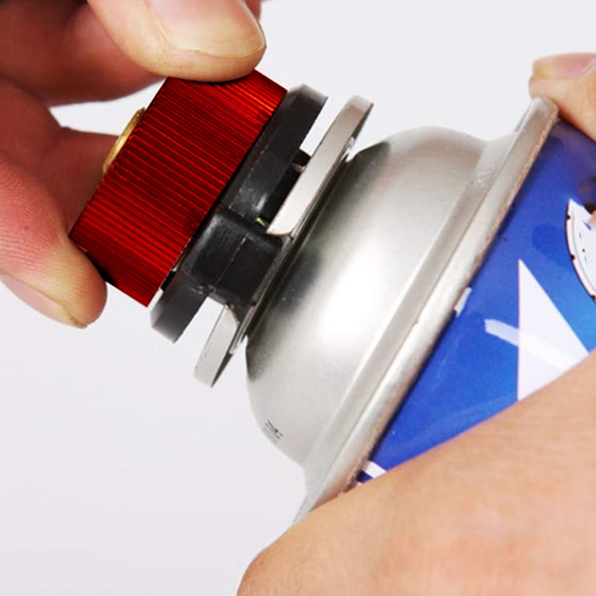 Outdoor Camping Stove Connector Long Tank To Flat Tank Gas Bottle Adaptor Burner Conversion Head Durable Gas Tank Bottle Adaptor