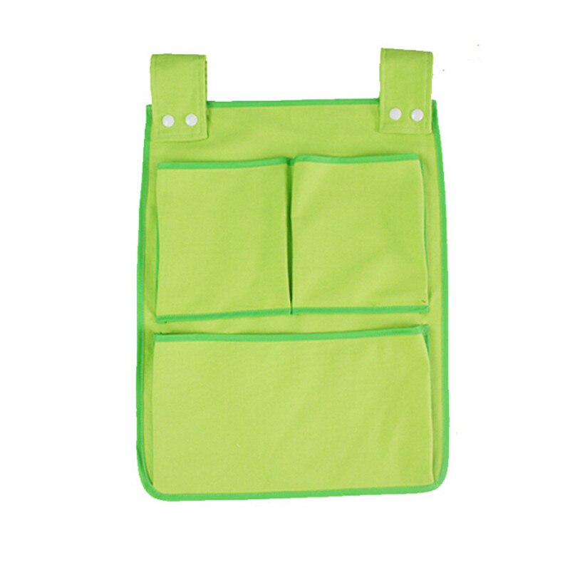 Værelser børnehængende opbevaringspose barneseng seng vugge arrangør legetøj ble lomme til nyfødt vugge sengetøj sæt: Grøn