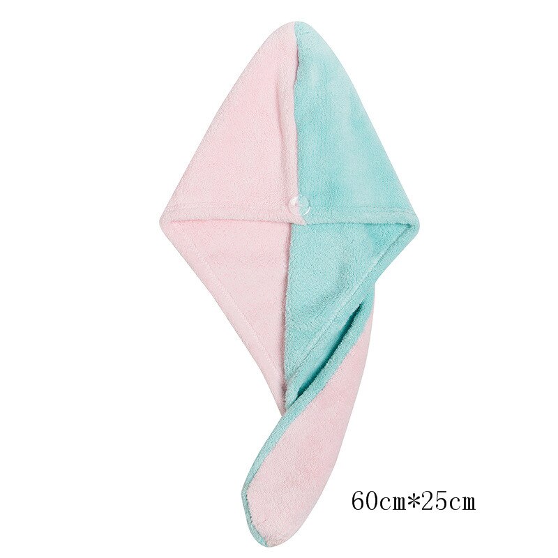 Microvezel douchekap dames absorberende handdoek voor droog haar wasbaar herbruikbaar slaapkamer badkamerartikelen huishoudelijke accessoires benodigdheden: A7