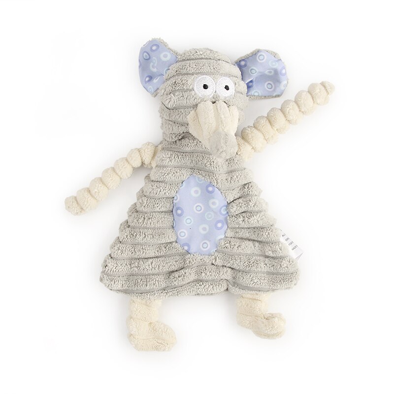 Small Dog Toy Rabbit Plush Pet Toy Hedgehog Puppy Sound Squeak Soft Toys For Dog Play: D