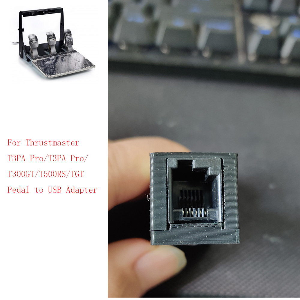 Adaptador de Pedal a PC, convertidor USB para Thrustmaster T3PA Pro/T3PA Pro/T300GT/T500RS/TGT, piezas de modificación de pedal DIY, MOD