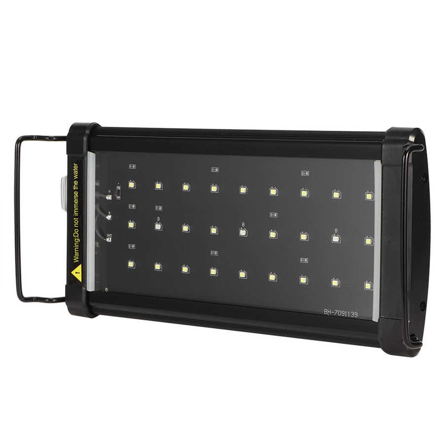 Aquarium Led Grow Lampen Hydrocultuur Led Aquarium Licht Aquarium Licht Met Uitschuifbare Beugels Voor Water Planten