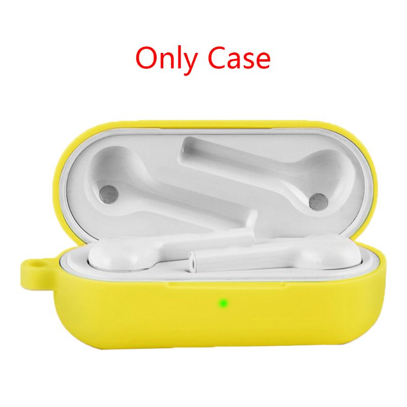 Dustproof caso protetor escudo macio silicone fone de ouvido capa para honra magia fones sem fio x6hb: Yellow