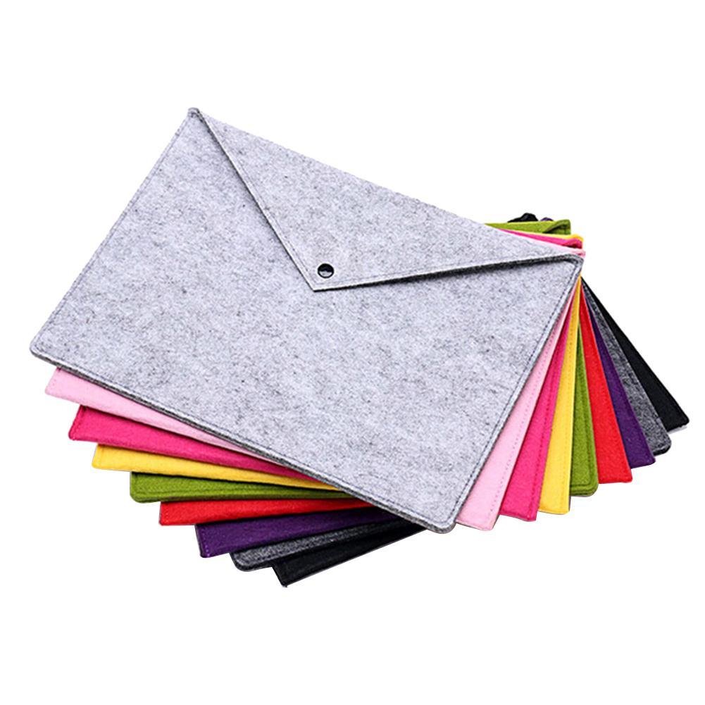 Felt Envelope A4 File Pocket Document Bag Holder Organizer School Office Supply