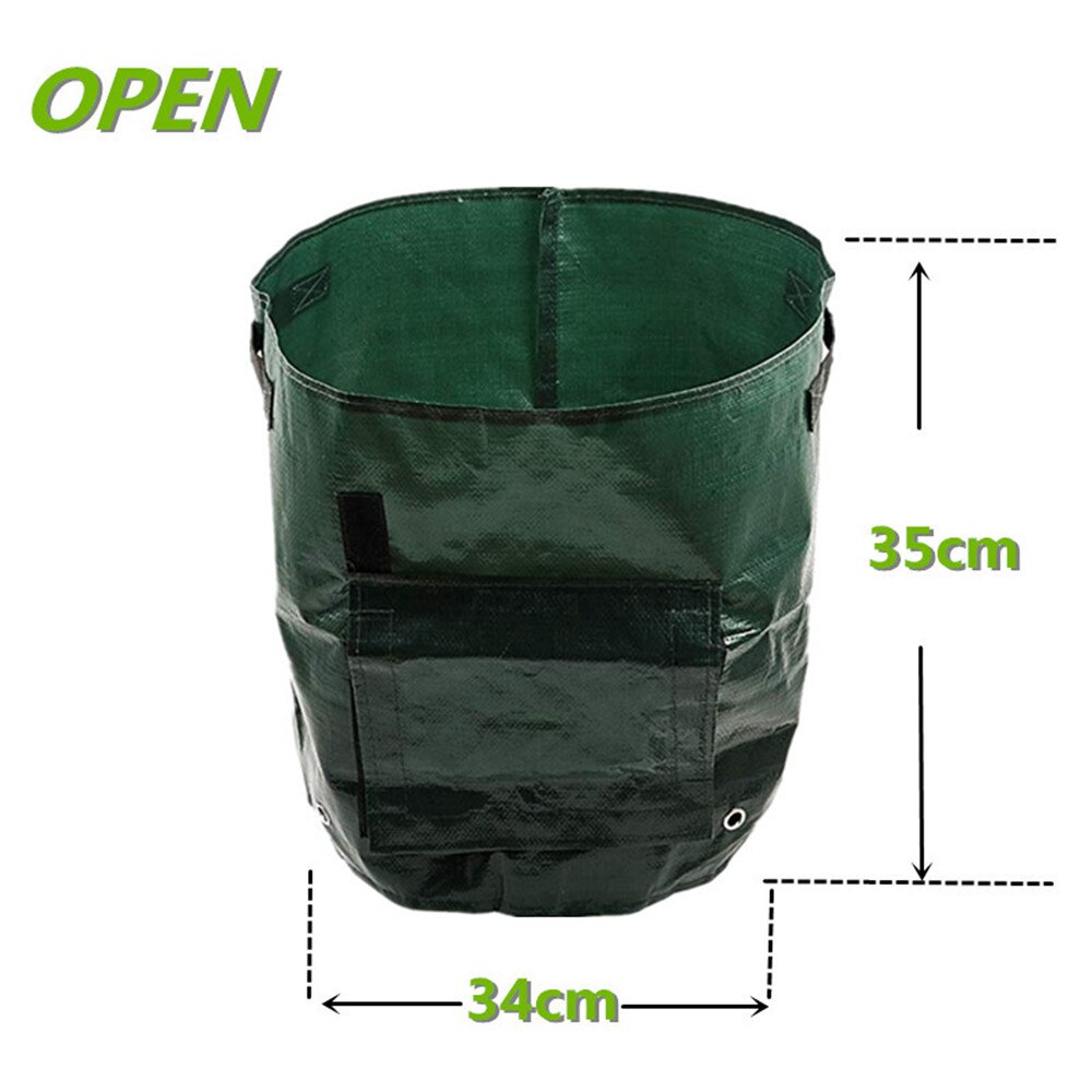 Garden Potato Grow Bag Vegetables Planter Bags with Handles and Access Flap for Potato, Carrot &amp; Onion