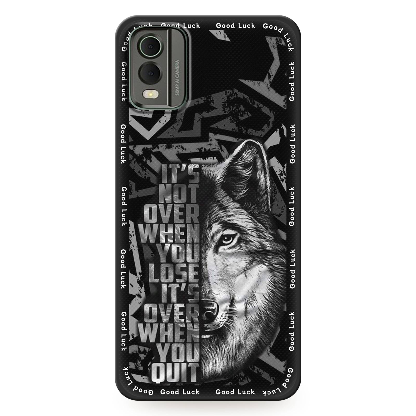 Phone Protector Cover Phone Case For Nokia C32 Graffiti Cute Soft case Dirt-resistant Waterproof Durable
