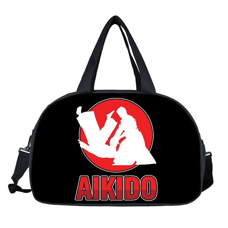 Cool Martial Art Judo / Taekwondo / Karate / Aikido Travel Bag Women Men Handbags Multifunctional Duffel Bag Shoes Holder: dsttaekwondo03