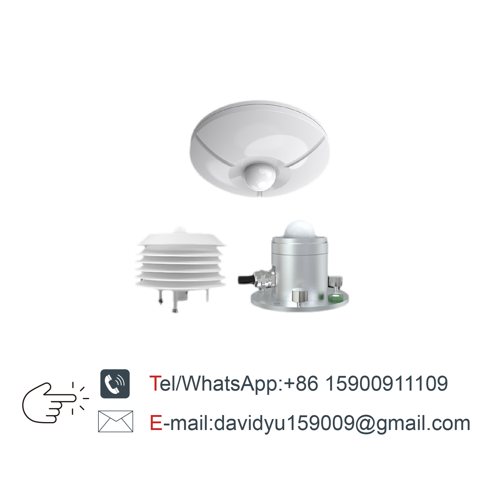 Ceiling Mounted Ambient Light Sensor High Accuracy Lux Meter with Temperature and Humidity for Environmental Monitoring