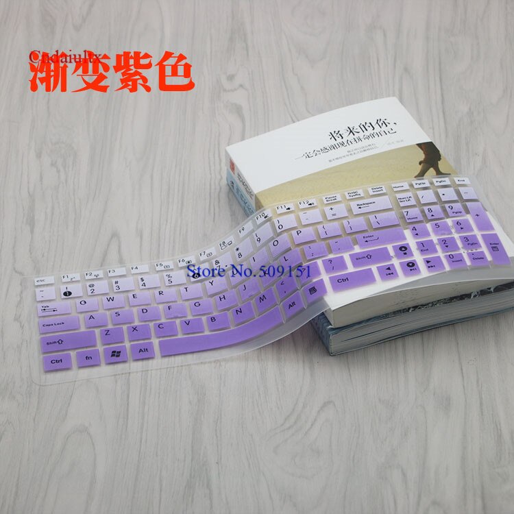 15.6 cal klawiatura laptopa Prorector etui na asus k555L A555L A555 A550L F555L X555S X555L X550C R550V notobook osłona klawiatury: GradualPurple