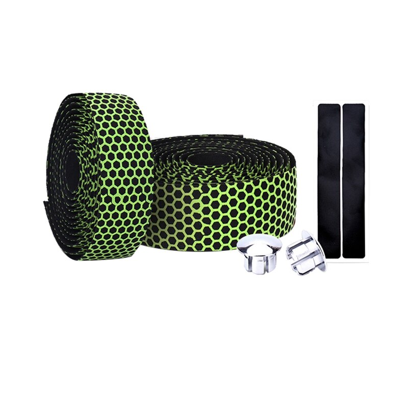 Road Bicycle Handlebar Tape Ultralight Bike Bar Tape Cycling Handlebar Tapes Accessories: Green