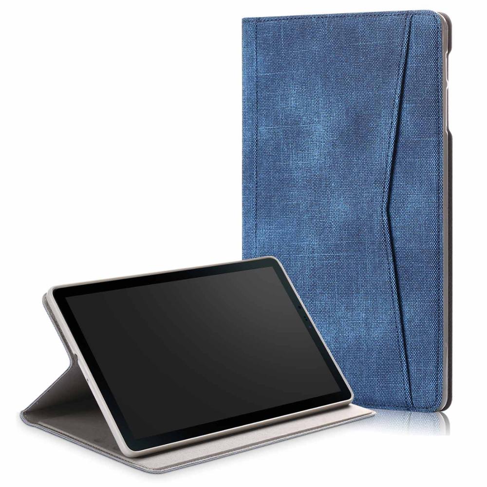 Til funda tablet samsung galaxy tab  a 10 1 etui til samsung galaxy tab et cover: T515- qccd-mørkeblå