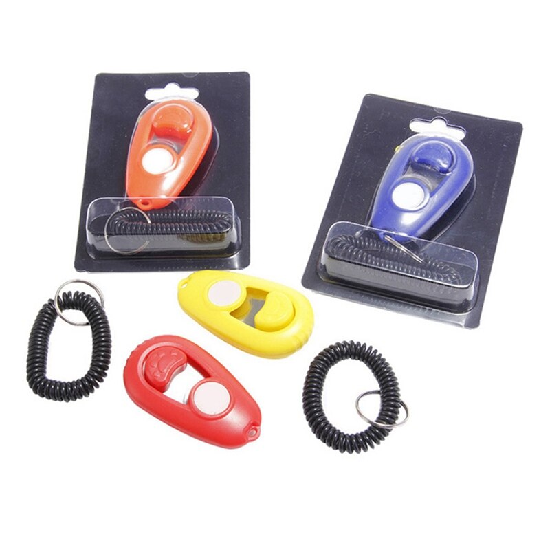 Pet Puppy Cat Funny Training Tool Training Whistling Clickers with Strap Different Frequency Training Clickers Pet Toy For Puppy