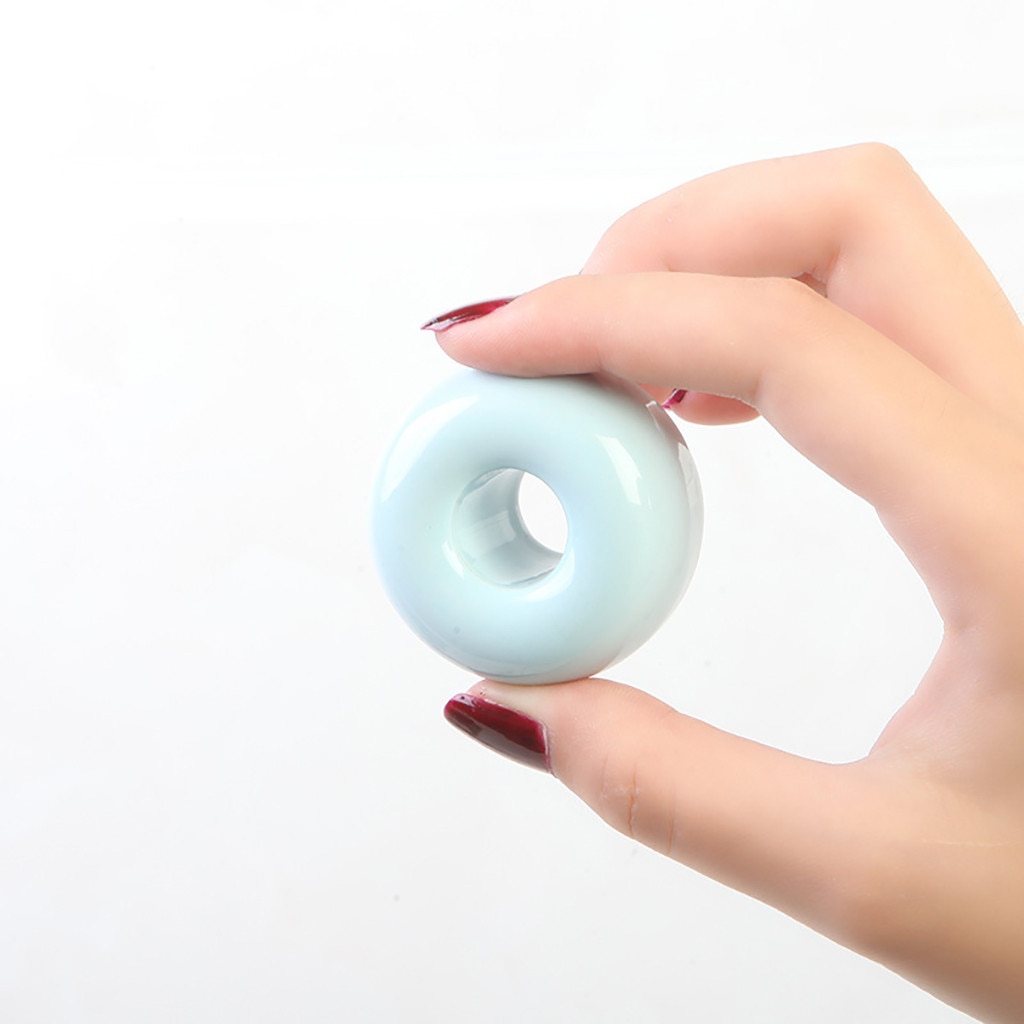 Mini Ceramic Toothbrush Holder Stand Bathroom Vanity Tooth Brush Organizer Storage Rack Toothbrush Shelf Bath Accessories WY