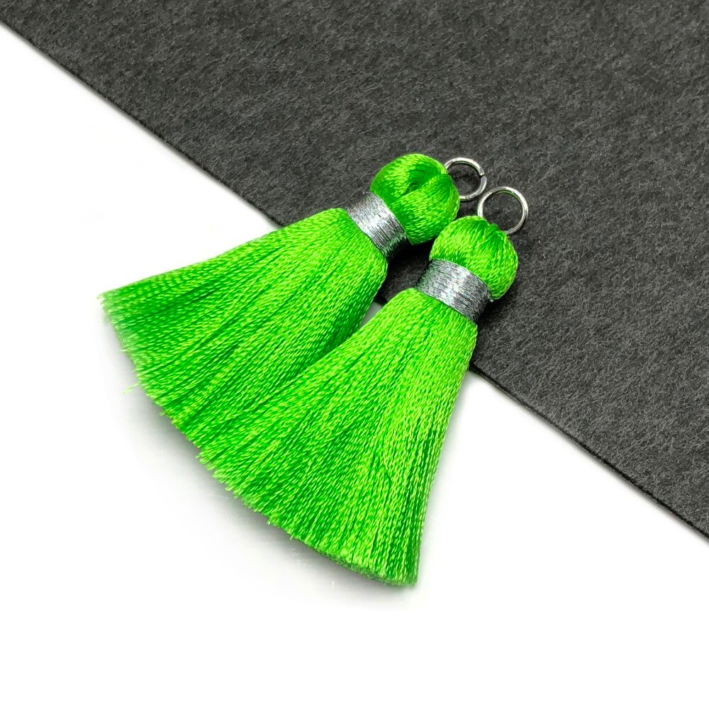 Chengrui  l113,4cm, kwastjes, zijden kwastjes, mini kwastjes, sieraden accessoires, doe-het-zelf oorbellen hangers, huishoudelijke artikelen ,4 stuks/zak